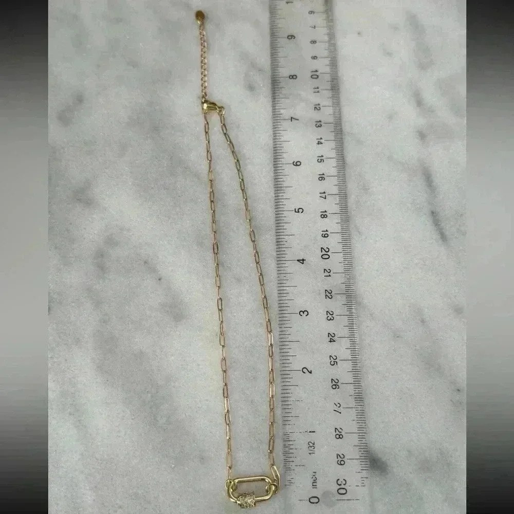 Gold Chain Crystal Horse Bit Chunky Necklace 

Brand New - Picture 5 of 5
